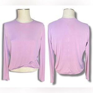 Lululemon Do The Twist Long Sleeve In Pink Taupe